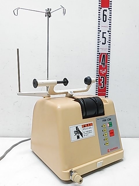 HASHIMA ハシマ 卓上ワインダー HW-13M 自動糸巻き機 50Hz 動作 HASHIMA ハシマ 卓上ワインダー HW-13M 自動糸巻き機 50Hz 動作