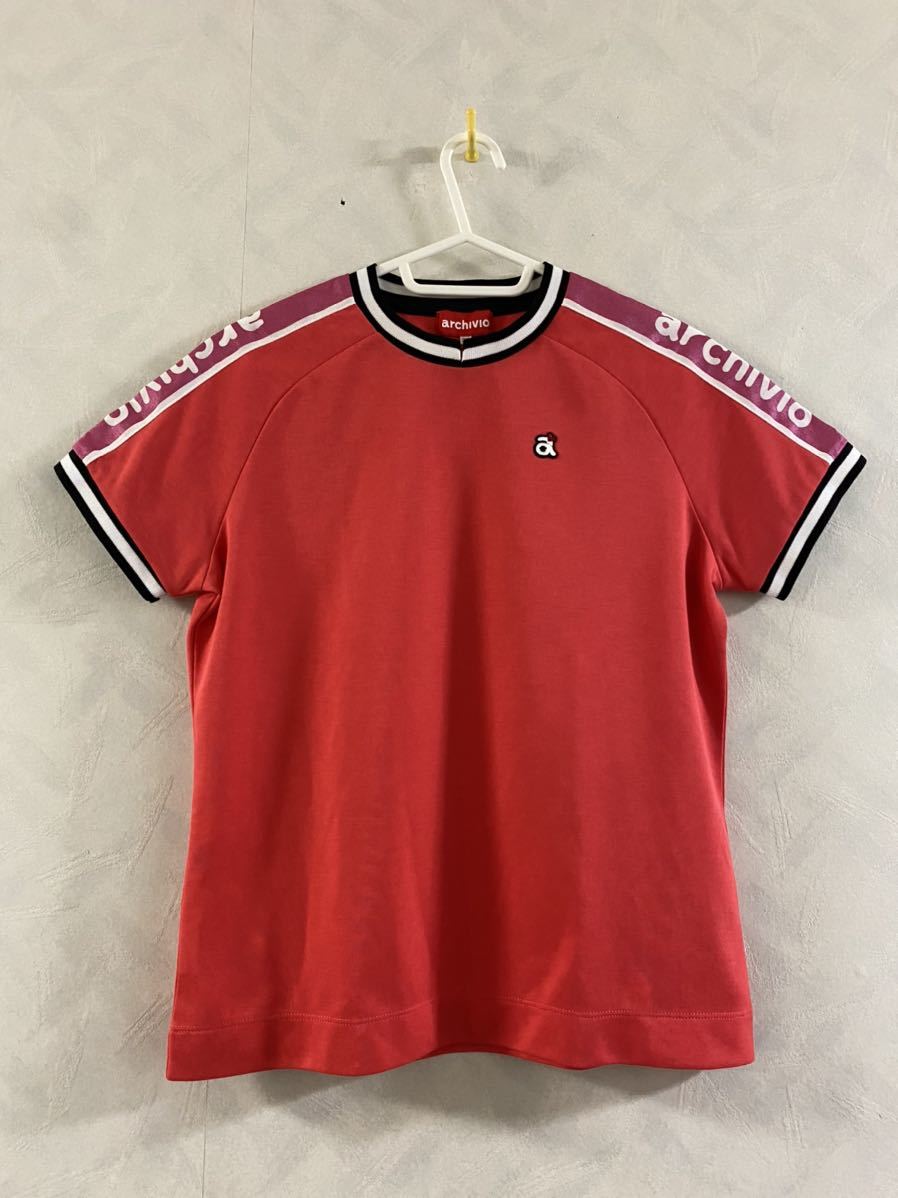 美品 archivio Tシャツ サイズ38 レディース アルチビオ ゴルフ GOLF_画像1