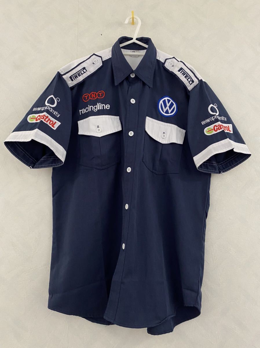 Volkswagen Racing рубашка "pit shirt" размер L Racingline TNT PIRELLI Castrol Volkswagen рейсинг 
