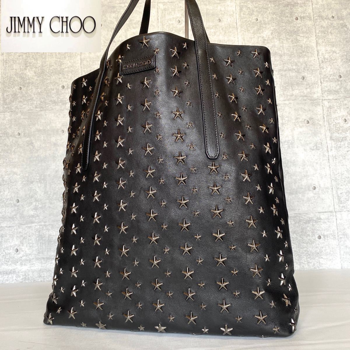 超歓迎国産 JIMMY CHOO - JIMMY CHOO PIMLICO 黒 シルバースタッズ