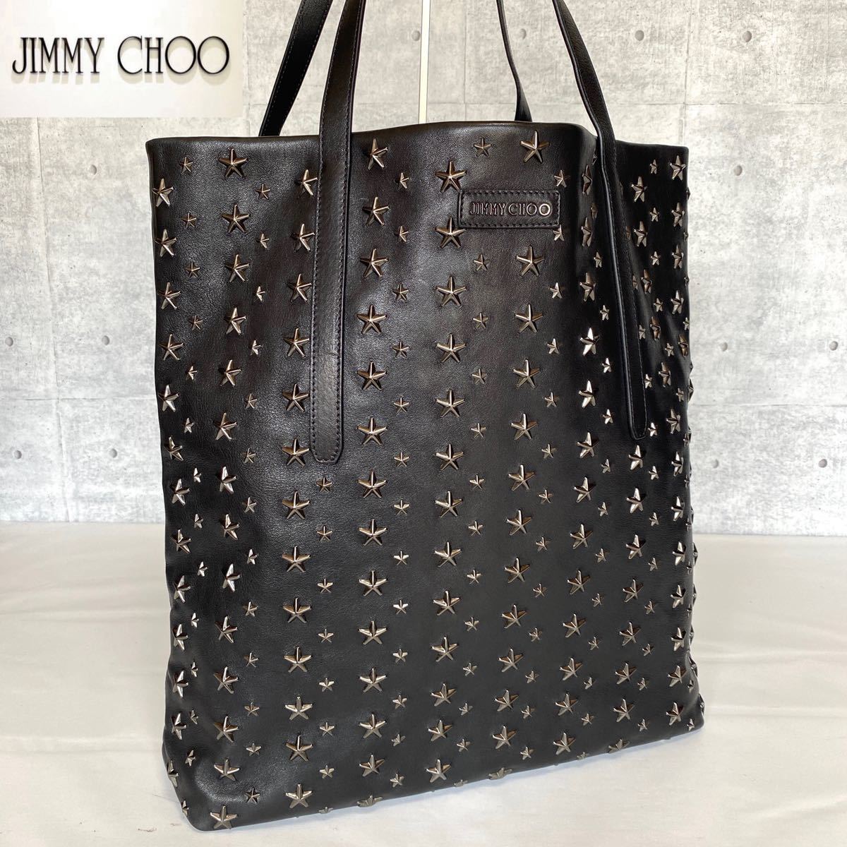 超歓迎国産 JIMMY CHOO - JIMMY CHOO PIMLICO 黒 シルバースタッズ