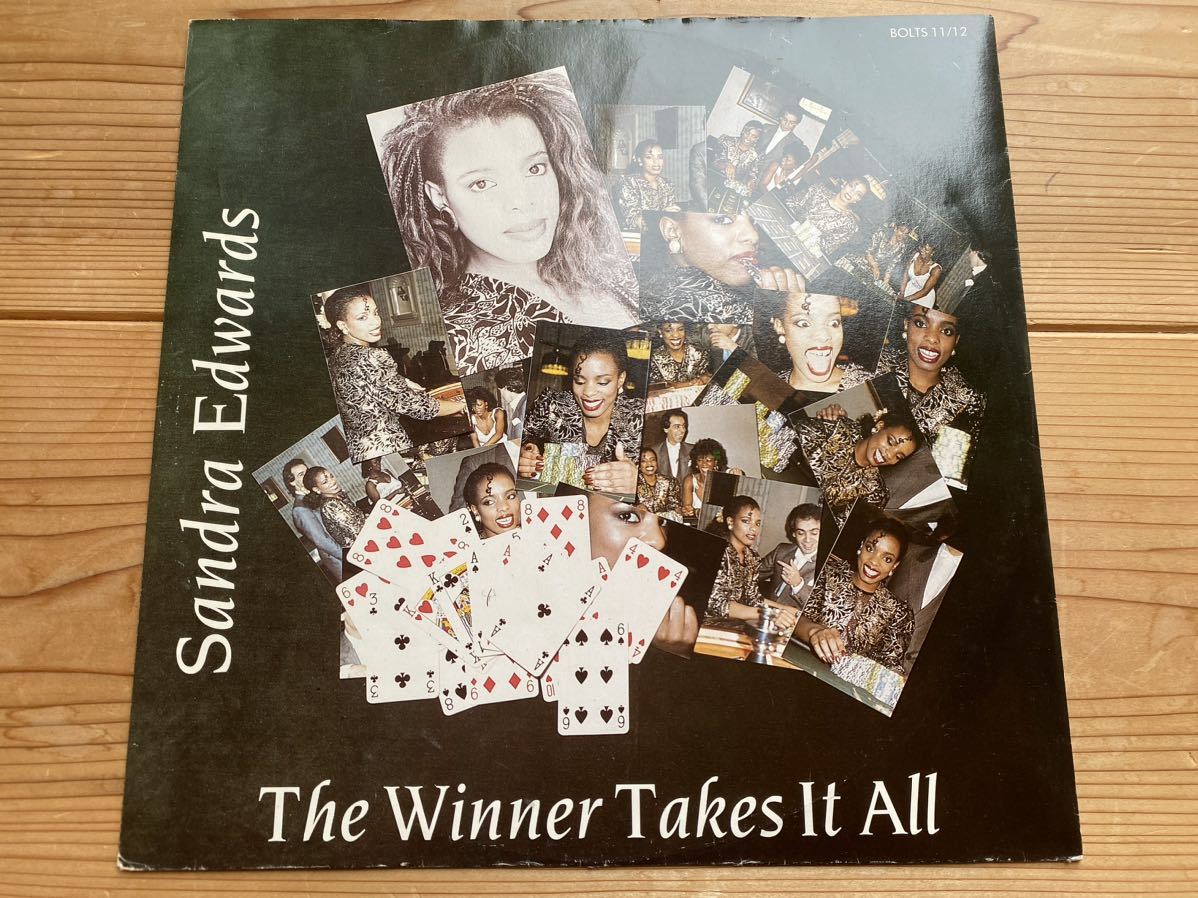 12’ 稀少盤 Sandra Edwards レコード / The Winner Takes It All BOLTS 11/12_画像1