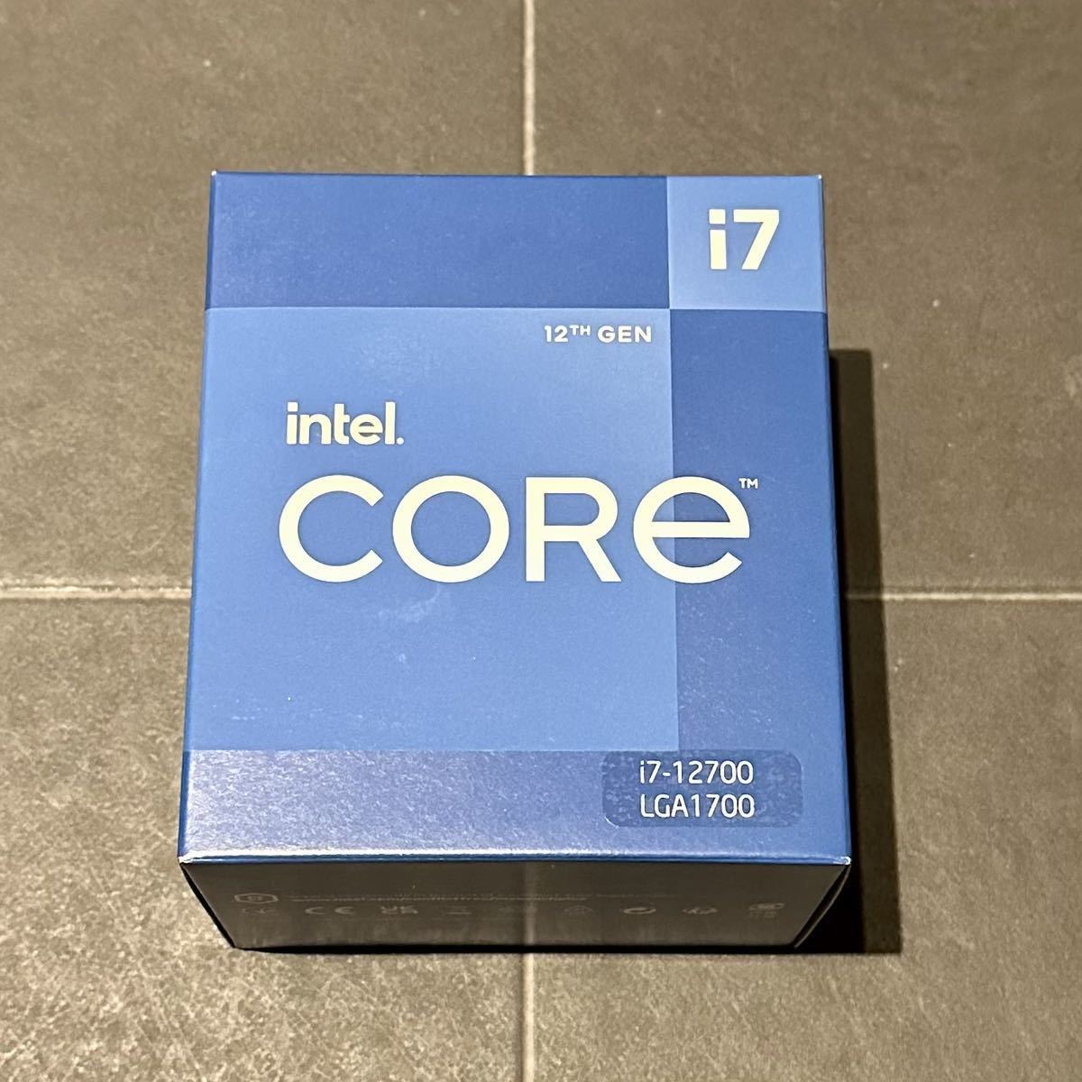 即決 新品未開封 インテル Intel〔CPU〕Intel Core i7-12700 BOX