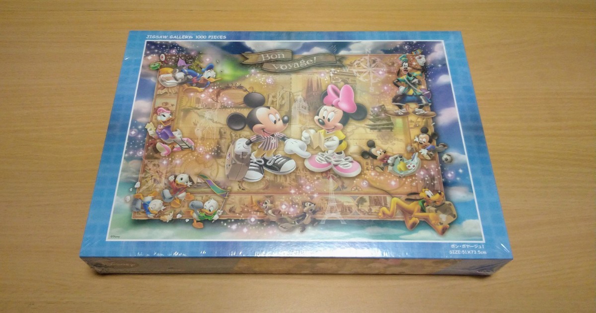 Disney ディズニー ボン・ボヤージュ ！ ジグソーパズル 1000ピース 新品 未開封 テンヨー ミッキー ミニー