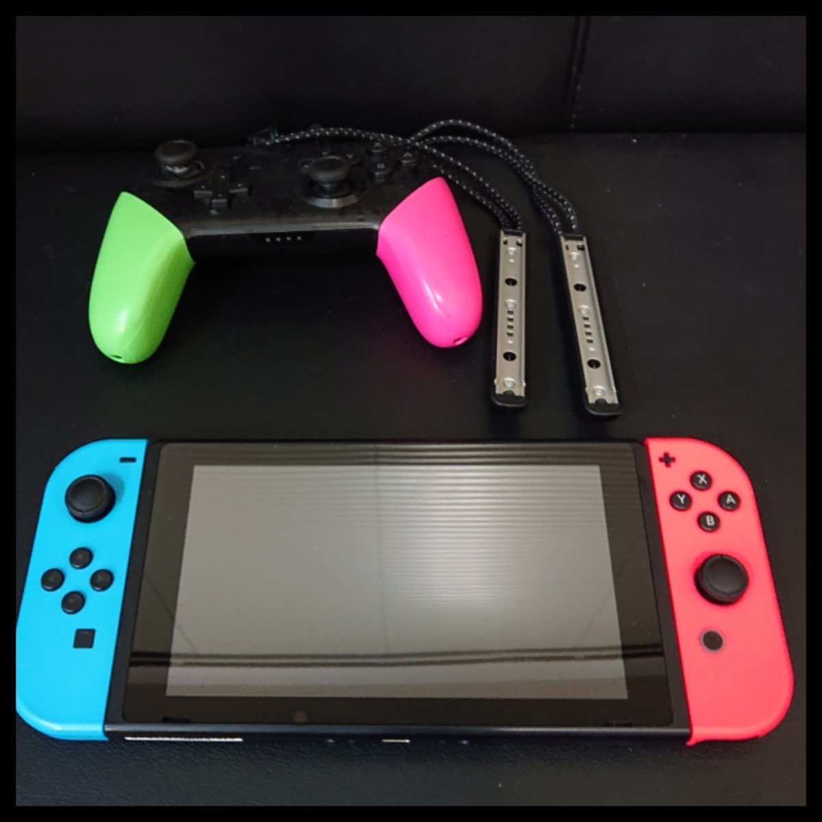 ☆Nintendo Switch 任天堂スイッチ 本体 HAC-001 + ジョイコン HAC-013