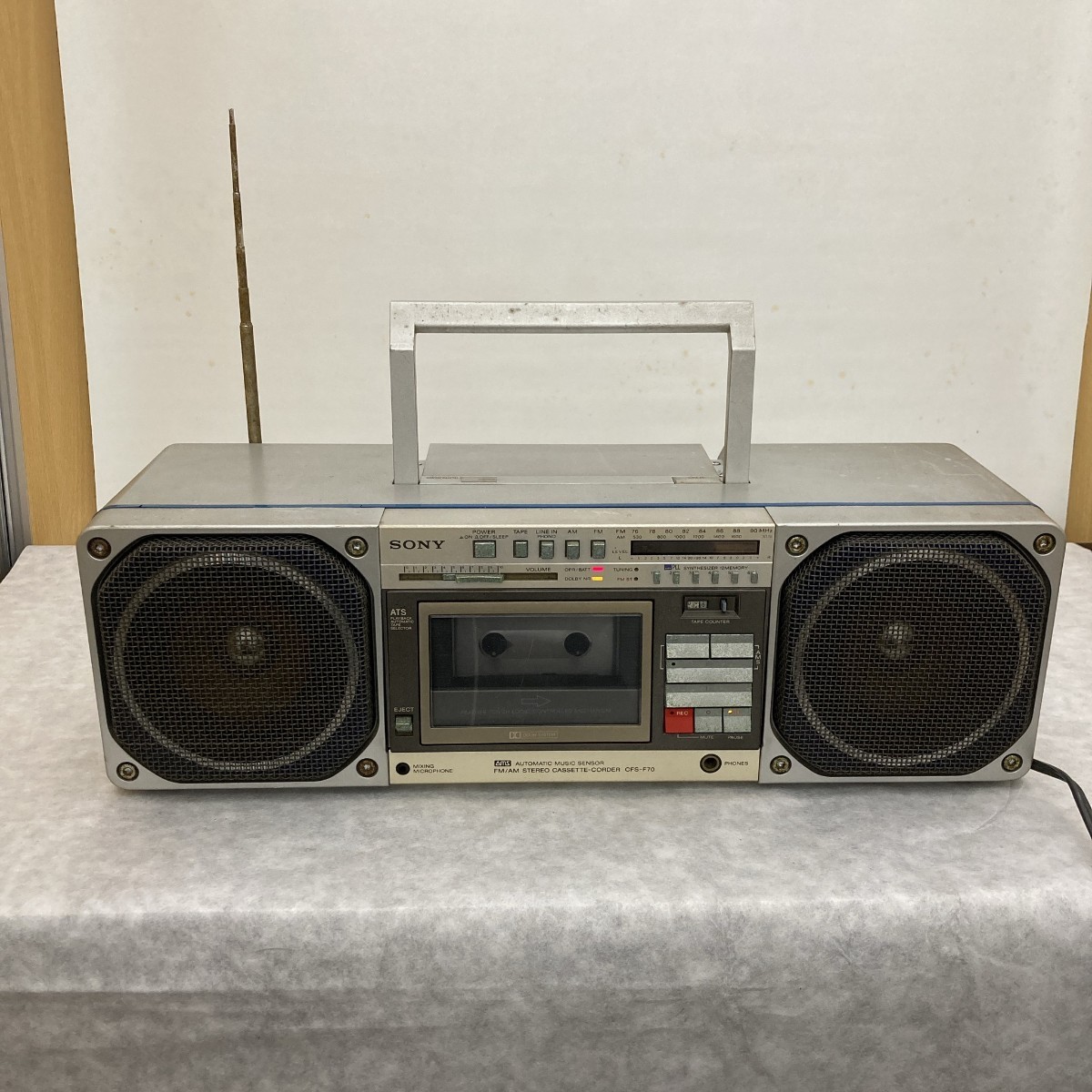 ☆SONY ソニー CFS-F70 FM/AM ラジカセ ステレオカセットレコーダー