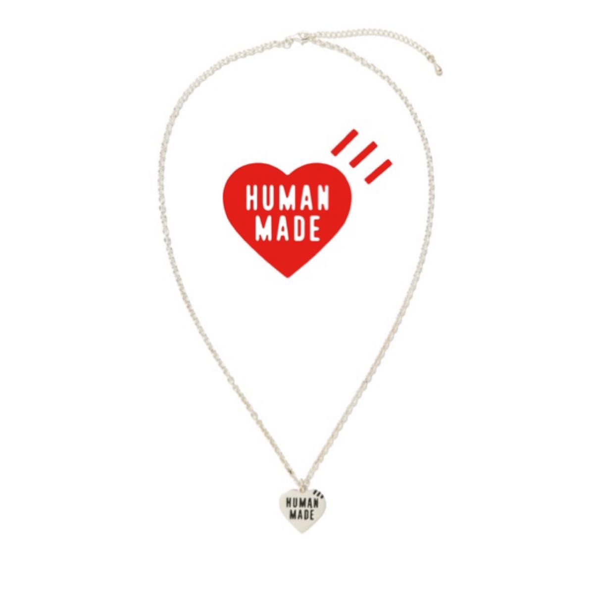 HUMANMADE HEART SILVER NECKLACEヒューマンメイド　ハートシルバーネックレス