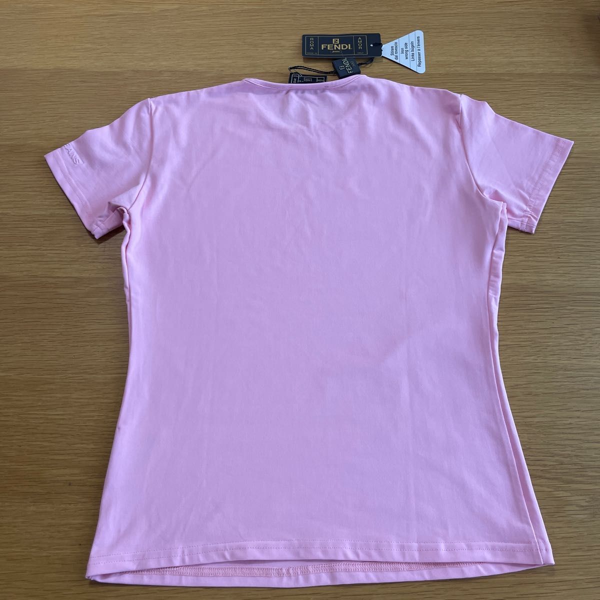 FENDI jeans フェンディジーンズ　半袖 Tシャツ カットソー ティシャツ レディース  ピンク