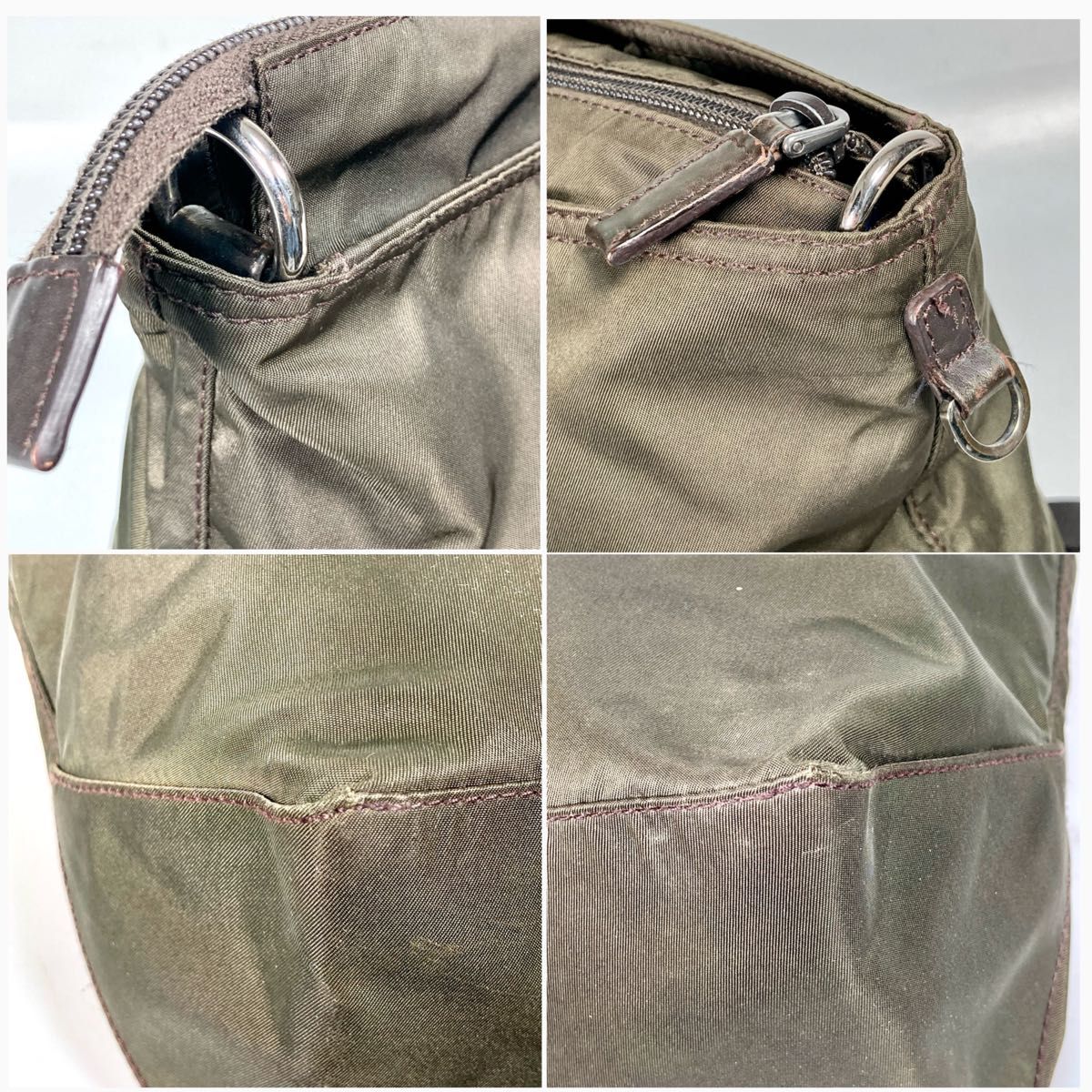 PRADA】プラダ ナイロン ショルダーバッグ 2way A4収納可 PRADA】プラダ ナイロン ショルダーバッグ 2way A4収納可