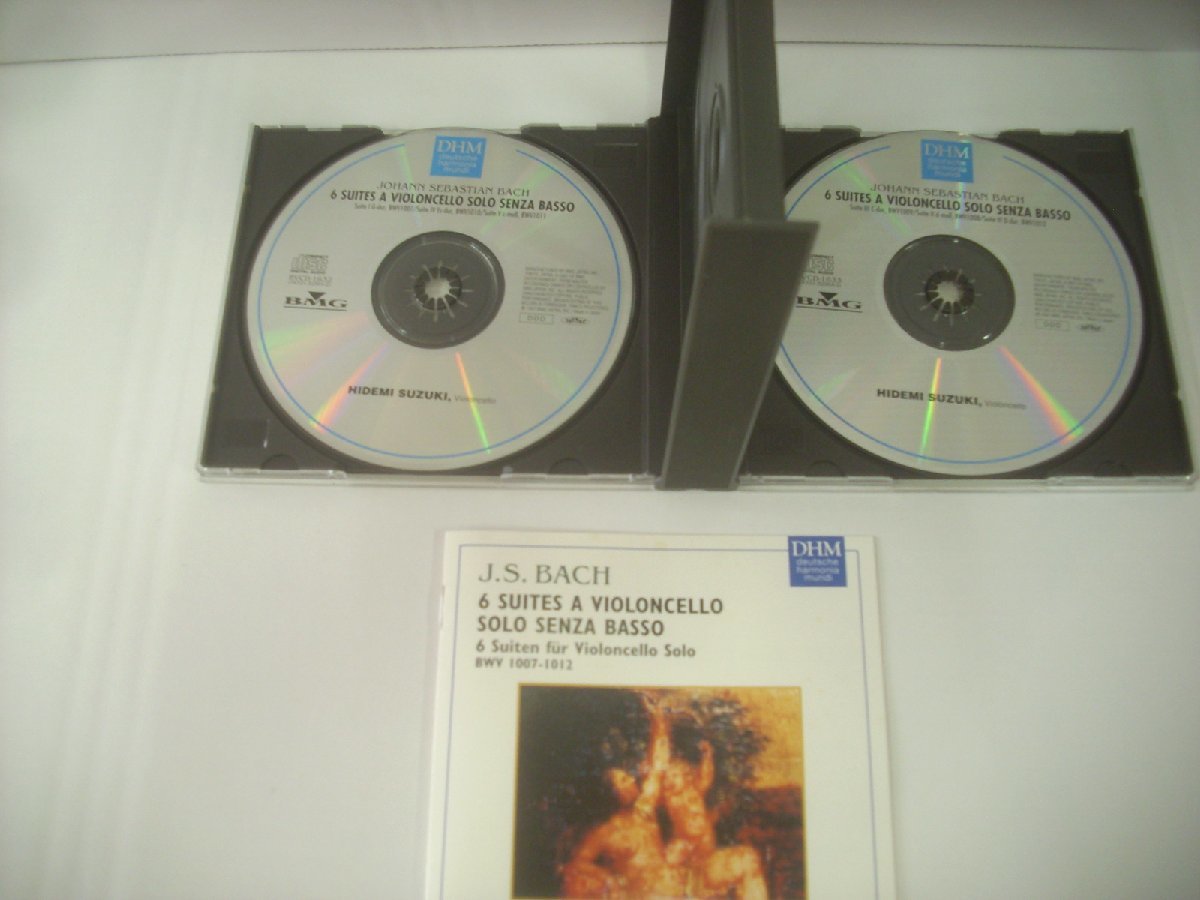 ■ 2CD  鈴木秀美 / バッハ 無伴奏チェロ組曲（全曲）HIDEMI SUZUKI BACH 6 SUITES A VIOLINCELLO SOLO BVCD-1632-33 ◇r50522の画像3