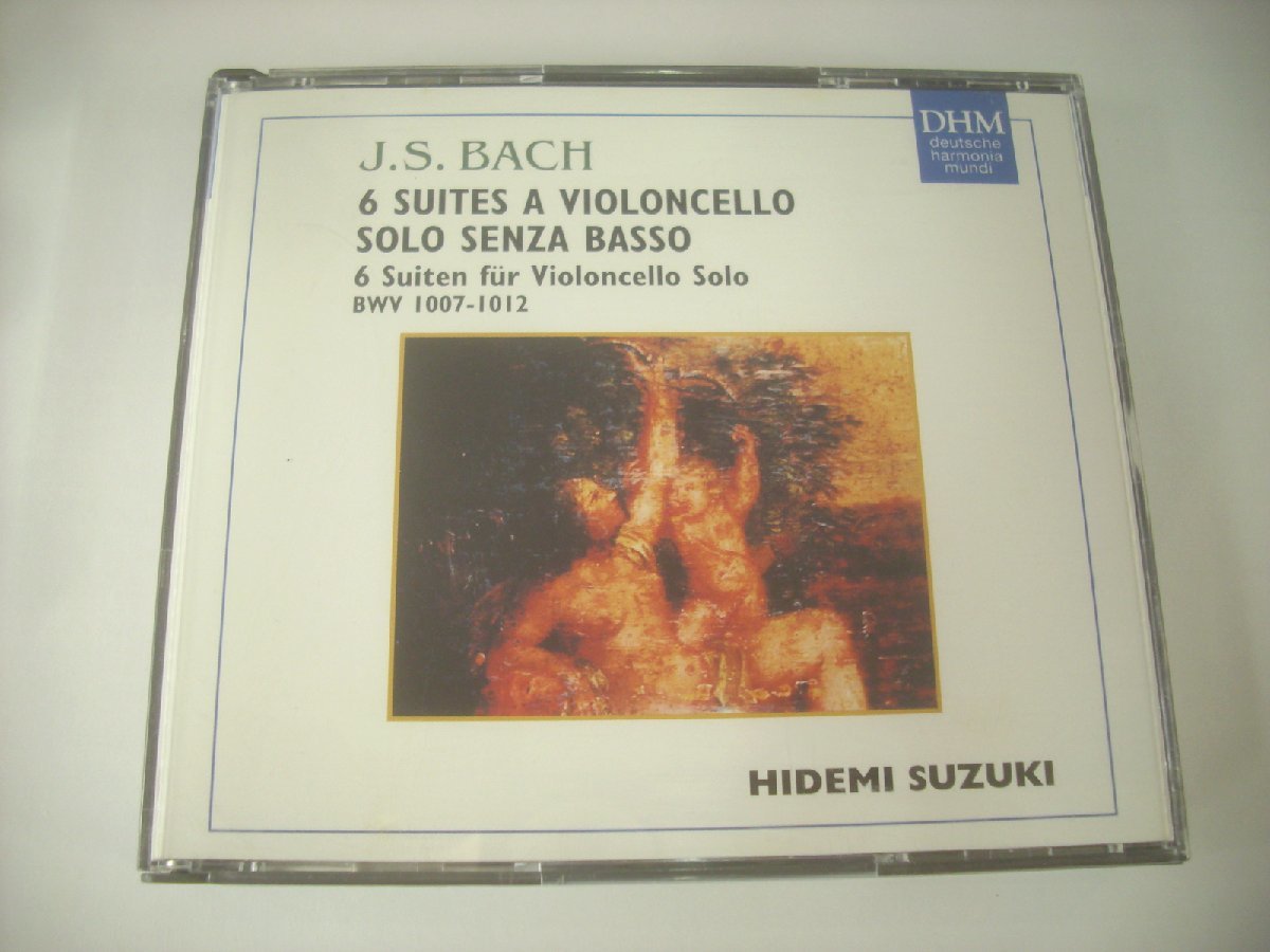 ■ 2CD  鈴木秀美 / バッハ 無伴奏チェロ組曲（全曲）HIDEMI SUZUKI BACH 6 SUITES A VIOLINCELLO SOLO BVCD-1632-33 ◇r50522の画像1