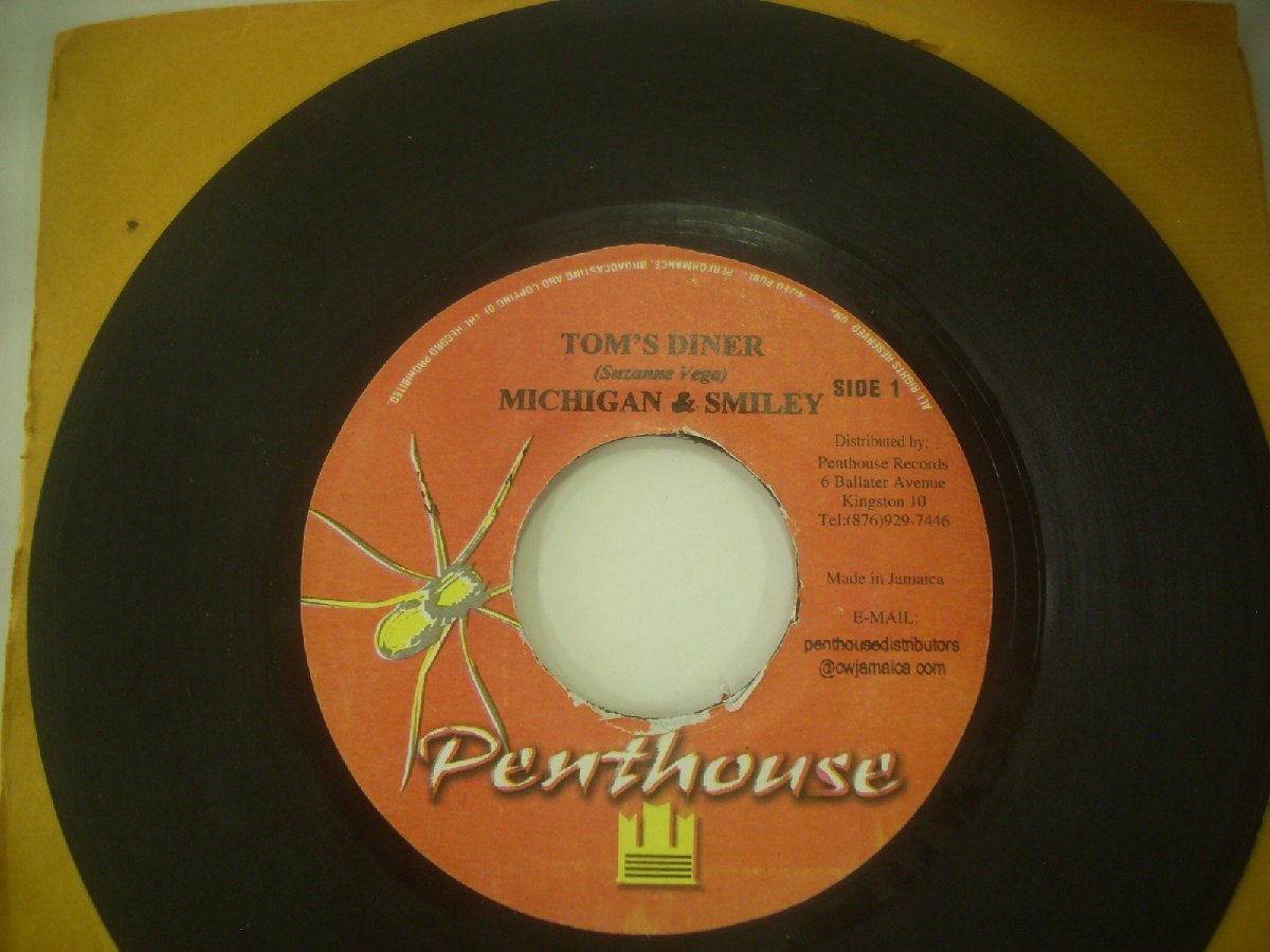 □ 7インチ MICHIGAN & SMILEY / TOM'S DINER / PENTHOUSE RHYTHM
