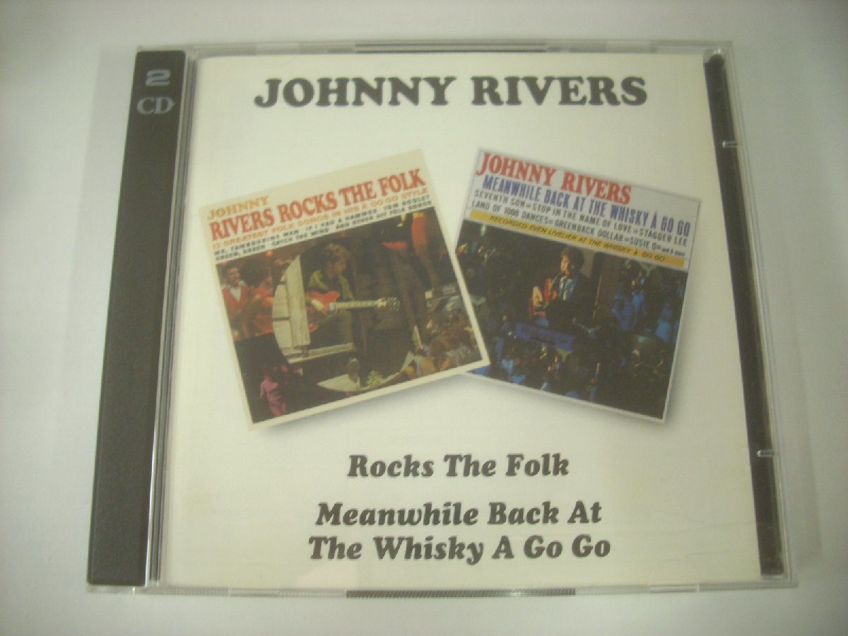 ■ CD 　ジョニー・リヴァース / JOHNNY RIVERS ROCKS THE FOLK MEANWHILE BACK AT THE WHISKY A GO GO VSCD-1319(I) ◇r50525_画像1