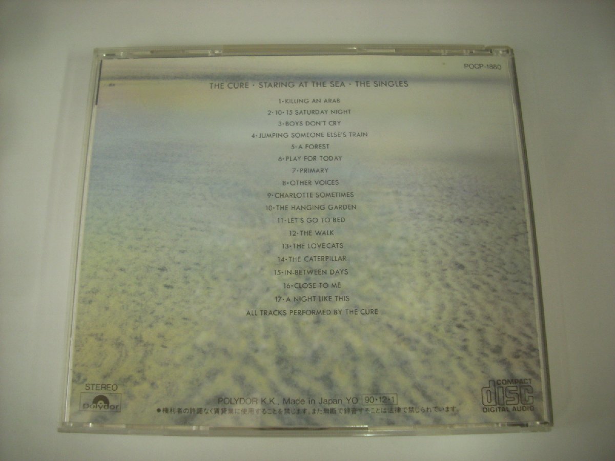 ■ CD 　ザ・キュアー / ステアリング・アット・ザ・シー ザ・シングルス THE CURE STARING AT THE SEA THE SINGLES POCP-1880 ◇r50525_画像2