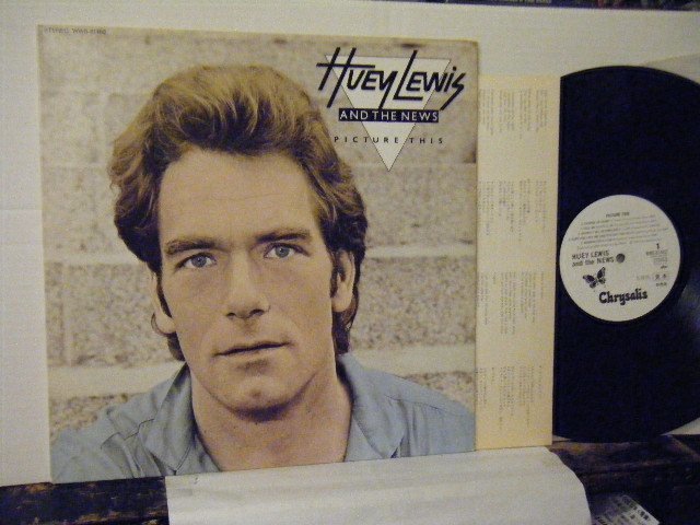 ▲LP HUEY LEWIS & THE NEWS ヒューイ・ルイス / PICTURE THIS ベイ・エリアの風 国内見本盤 東芝 WWS-81482◇r50429の画像1