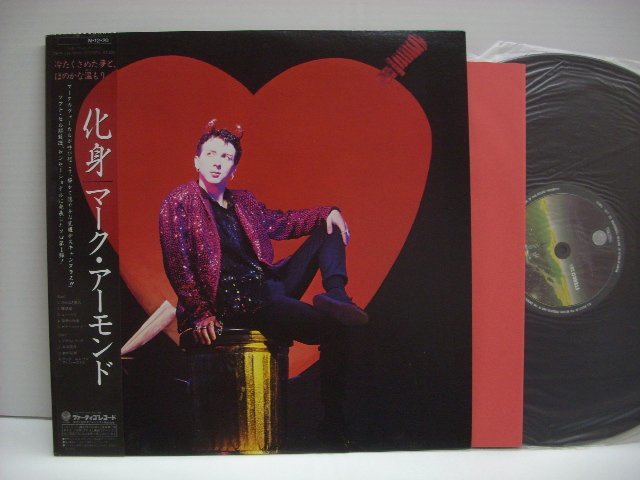 [帯付LP] MARC ALMOND マーク・アーモンド / VERMIN IN ERMINE 化身 国内盤 日本フォノグラム株式会社 25PP-145 SOFT CELL ◇50503の画像1