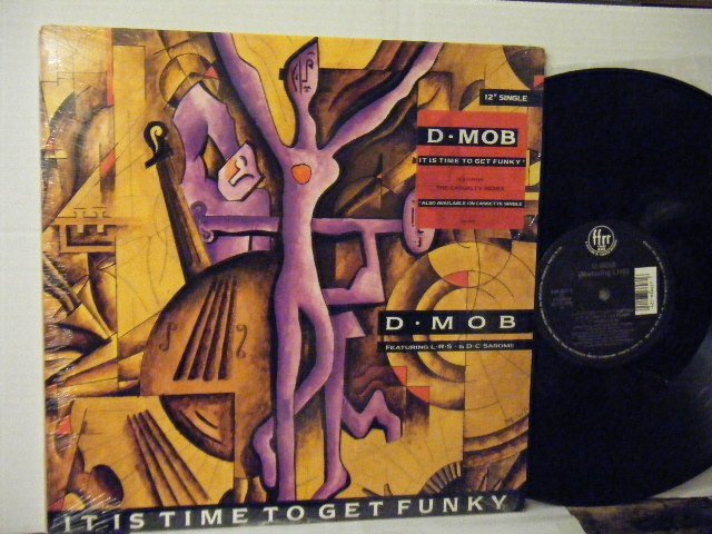 ▲12インチ D.MOB FEAT L.R.S. & D.C. SAROME / IS IT TIME TO GET FUNKY (EXTENDED 12 / 7) 輸入盤 FFRR 886-627-1 ハウス◇r50513_画像1