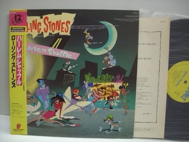 [帯付12インチ] ROLLING STONES ローリング・ストーンズ / HARLEM SHUFFLE ハーレム・シャッフル 国内盤 CBS・ソニー 12AP 3158 ◇r50524_画像1