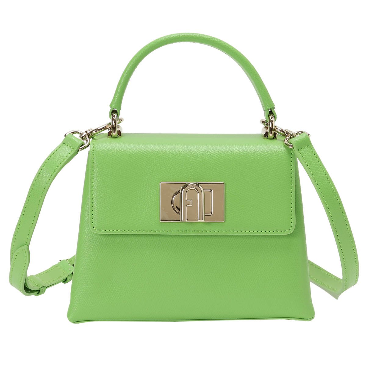 フルラ FURLA WB00109 ARE000 1995S 1927 ミニ トップハンドル 2WAY ショルダー・ハンドバッグ クロスボディ グリーン レディース 1927 _画像1