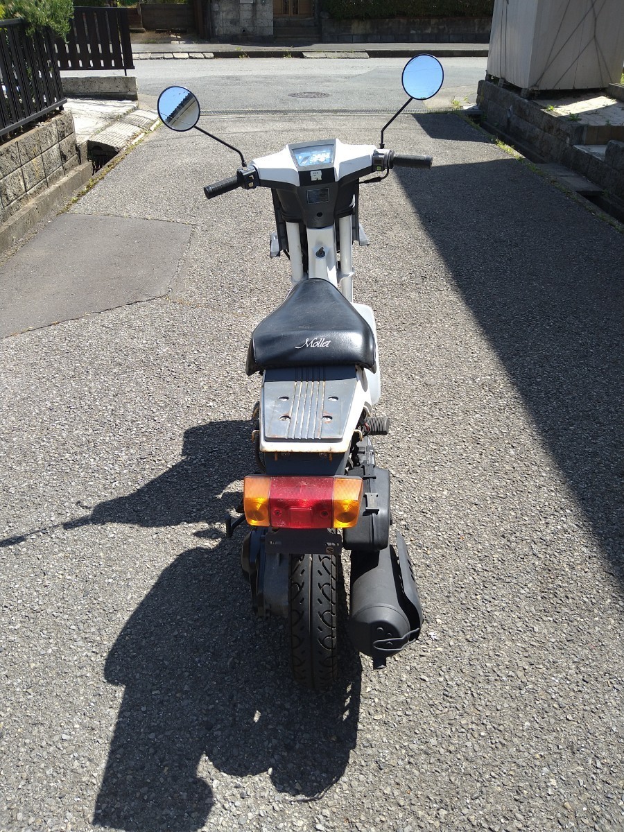 スーパーモレ V100エンジン 日曜日に引き取り可能な方 スズキ スーパーモレ リアフェンダー