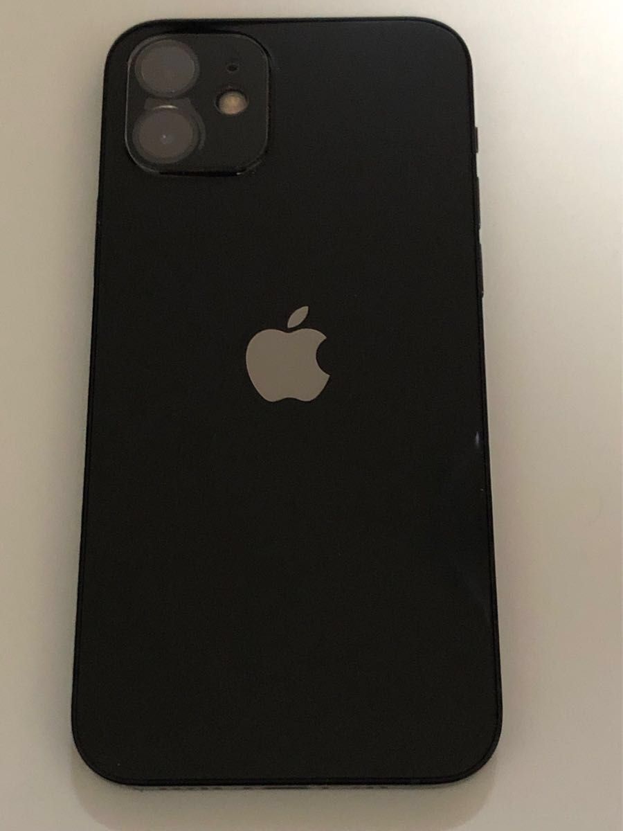 美品 Apple iPhone 12 64GB ブラック SIMフリー 付属品未使用 本体 