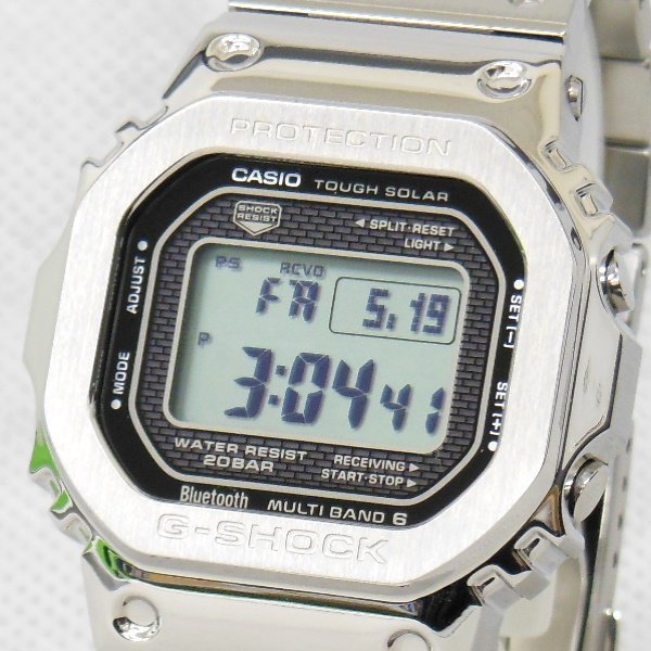 K【大関質店】極美 CASIO G-SHOCK Gショック フルメタル Bluetooth　電波ソーラー GMW-B5000D-1JF