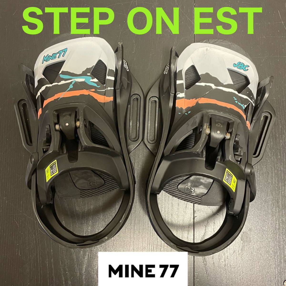 BURTON MINE 77 STEP ON EST BINDING M 20-21 バートン ステップオン ビンディング