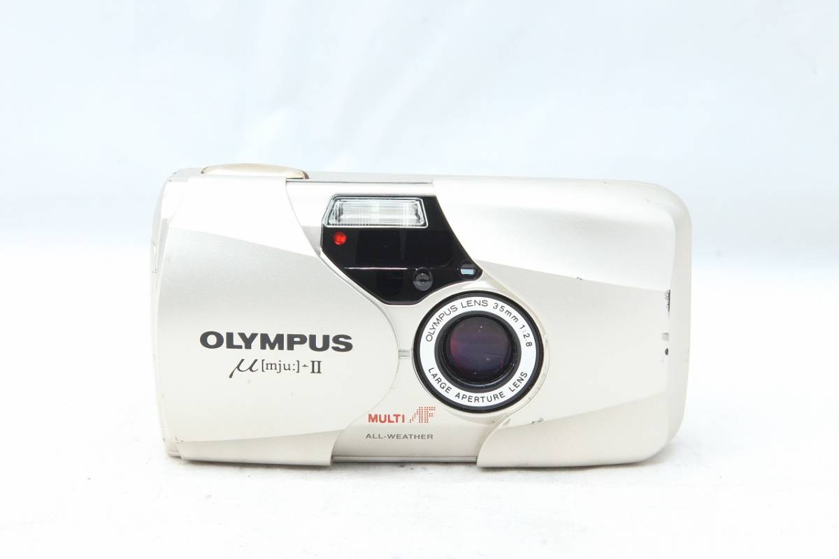 お探しの方☆OLYMPUS μ II Mju オリンパス ミュー コンパクト フィルムカメラ 通電 動作OK リモコン付♪_画像9