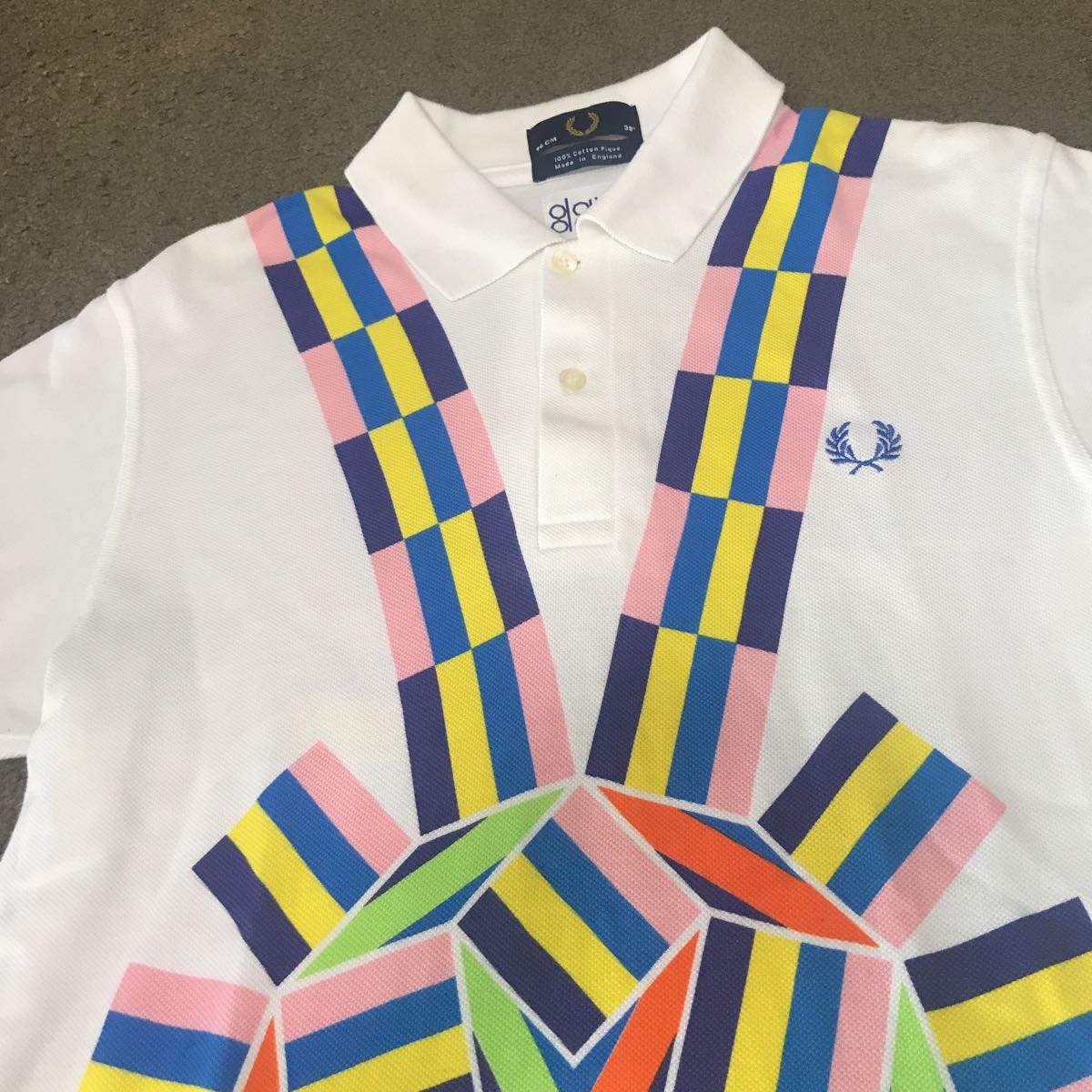 別注限定!英国製david davidフレッドペリーポロシャツ38/FREDPERRY