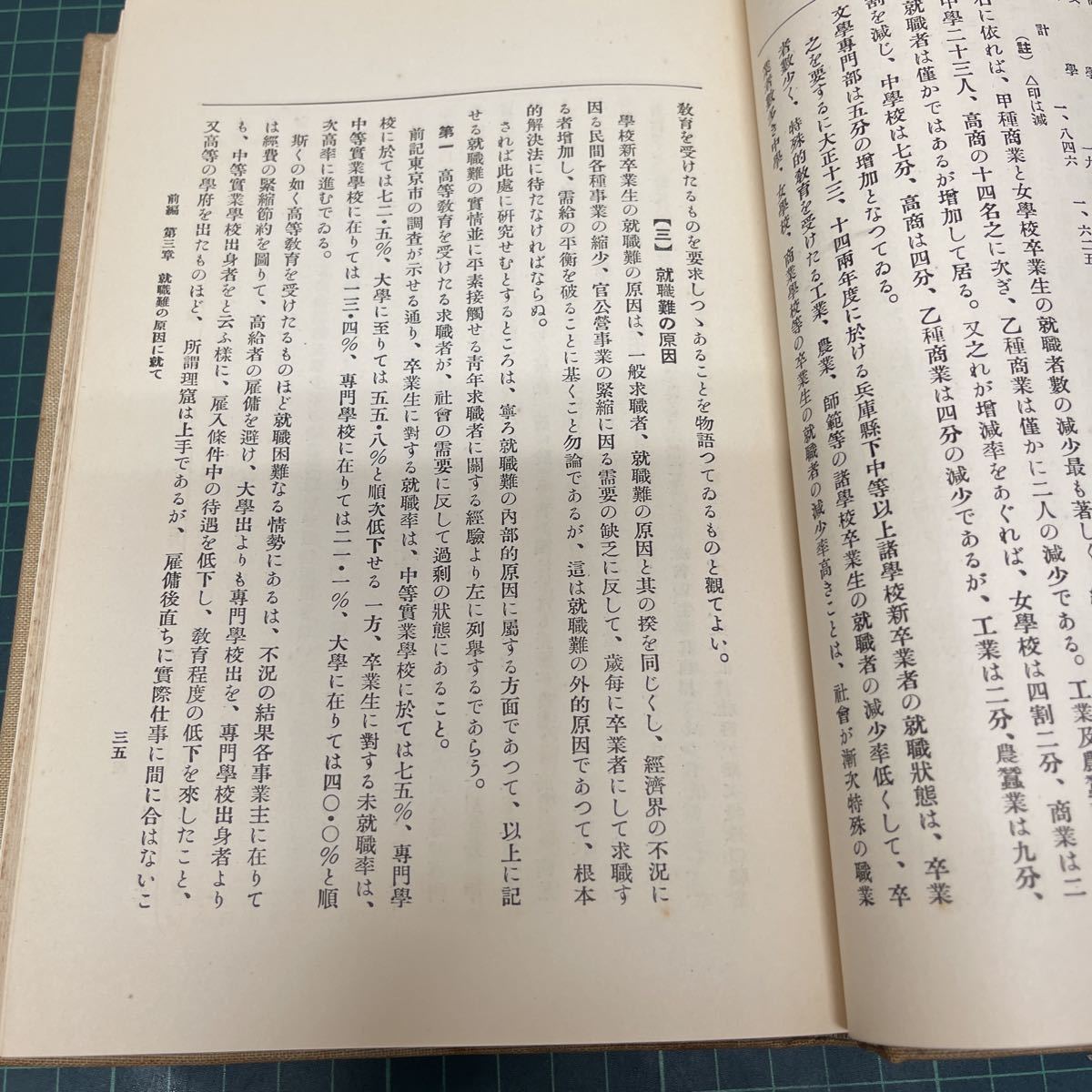 失業問題と救済施設 緒方庸雄（著） 昭和8年 再版 巖松堂書店 職業紹介所 婦人の職業紹介_画像7