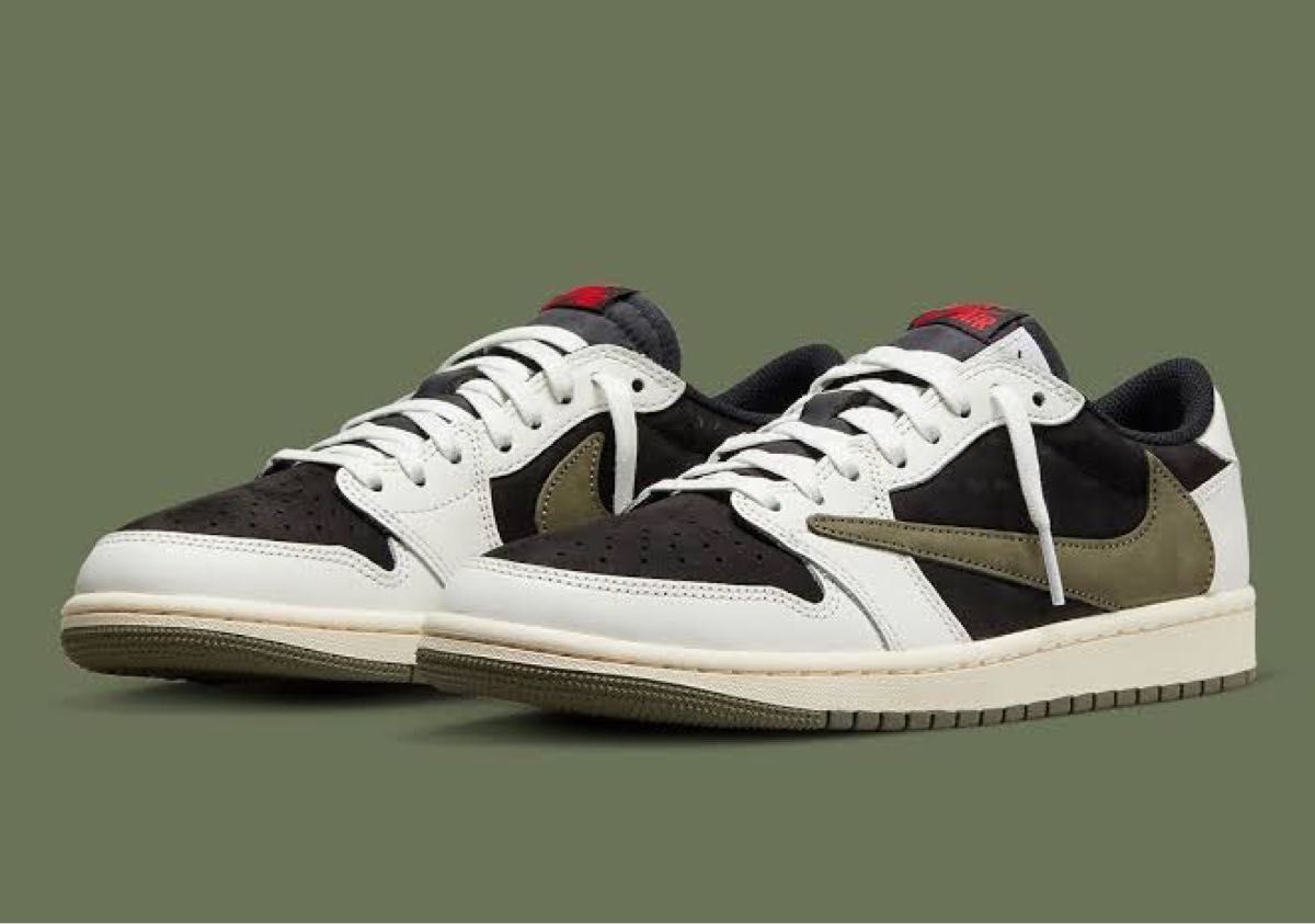 NIKE Air Jordan 1 Low Travis Scott Olive  ナイキ エアジョーダン