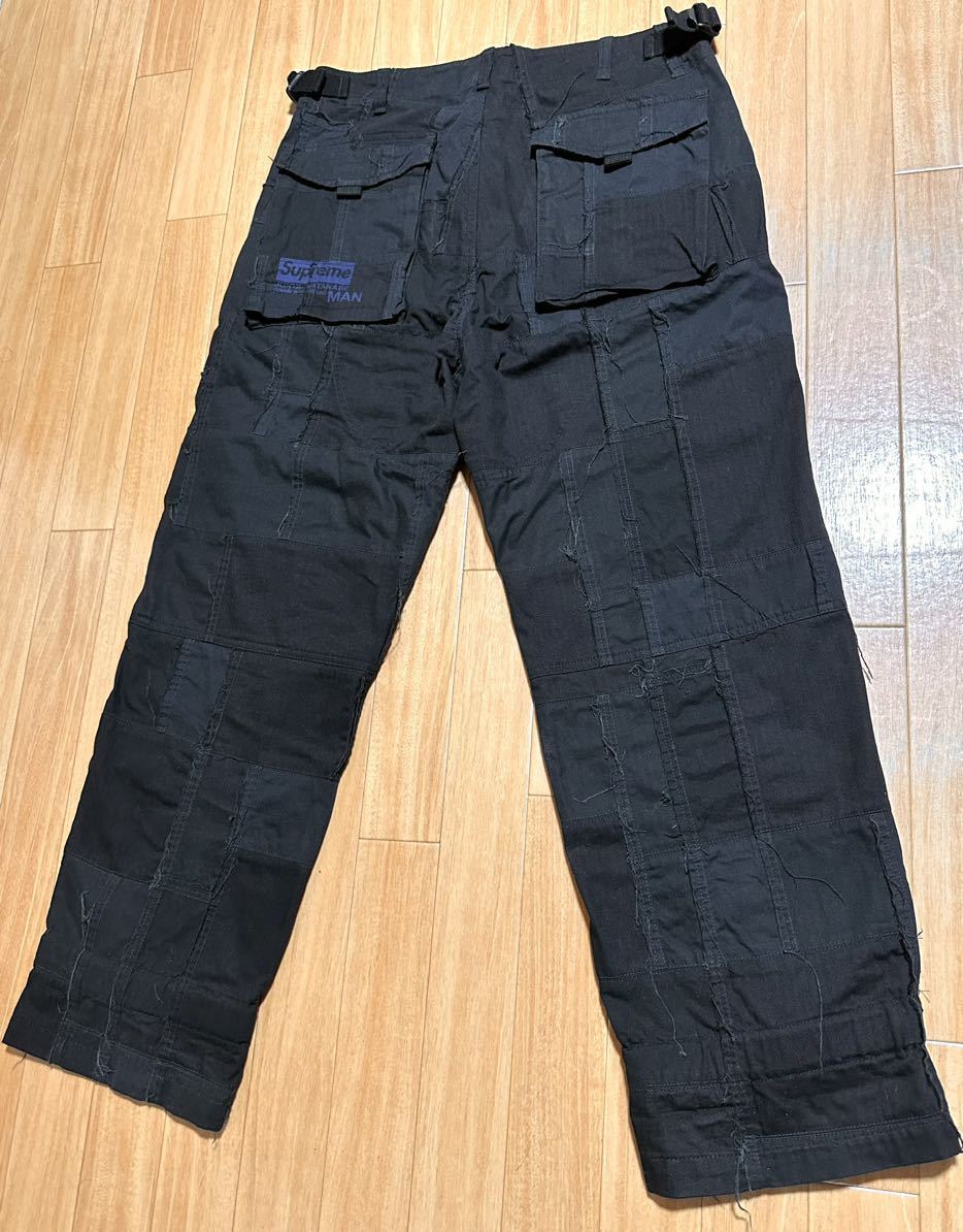 Supreme JUNYA WATANABE COMME des GARCONS MAN 21AW Patchwork Cargo Pant black パッチワーク カーゴパンツ ジュンヤワタナベマン 32の画像5