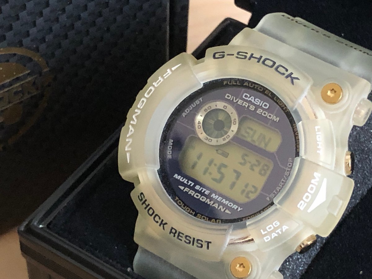 □キレイ☆ Casio カシオG-SHOCK GショックGW-225E-7JF フロッグマン25