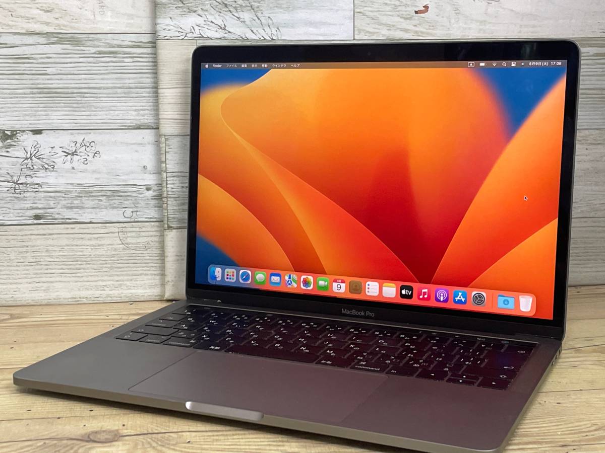 良品】MacBook Pro 2017(A1708)[Core i5 7287U 3.3GHz/RAM:16GB/SSD