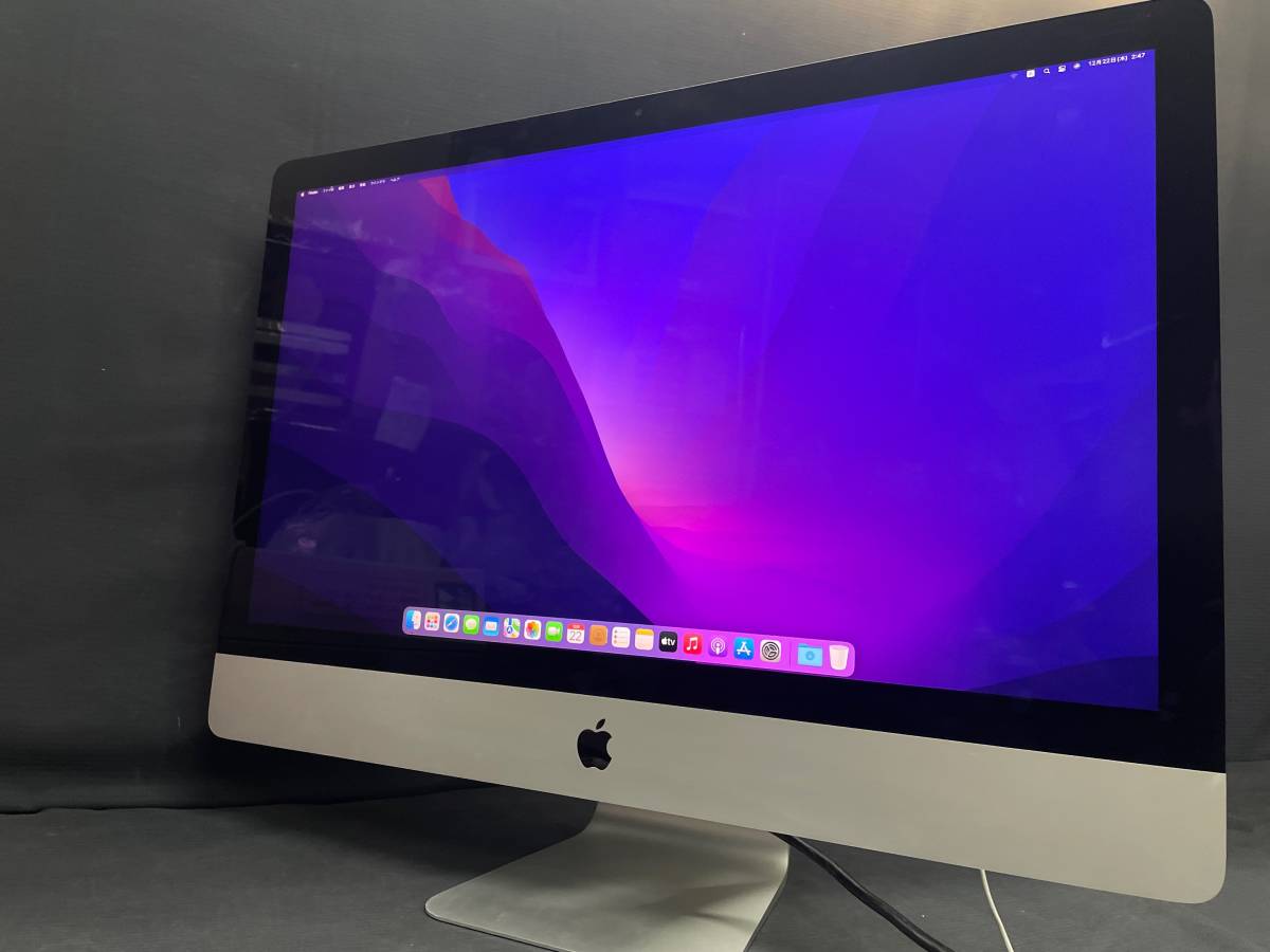 良品♪】Apple iMac 2015 27インチ Retina 5K(A1419)[Core i5 6500 3.2