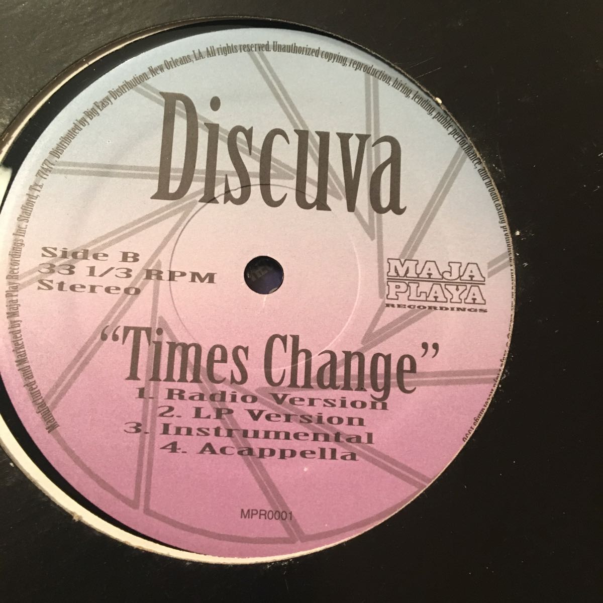 Discuva Hiways / Times Change 12インチレコード