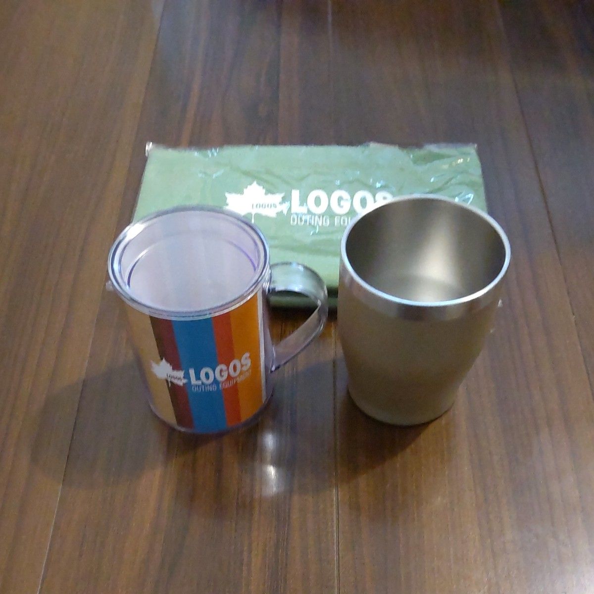 ロゴスマグカップ&保冷バッグ+真空ステンレスカラータンブラー鍋２点セットコーヒードリッパー