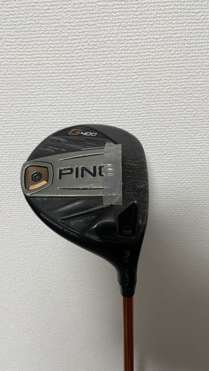 希少!ミニドライバー PING G400 13度 3w ストレッチ ツアーAD DI6s