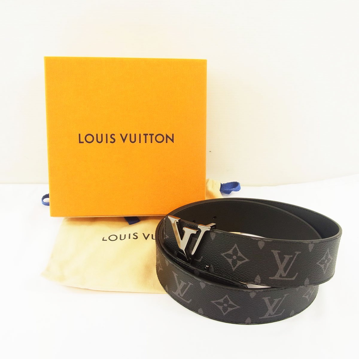ルイヴィトン サンチュール LV イニシャル ベルト モノグラム