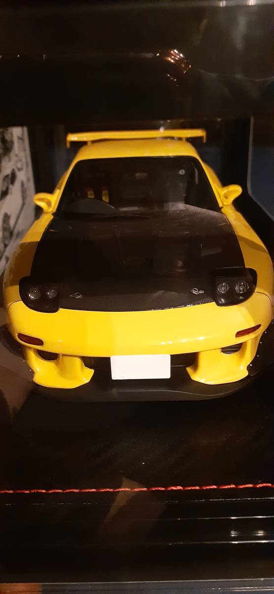 IG2873 1/18 INITIAL D Mazda RX-7 (FD3S) Yellow レア IG2873 1/18 INITIAL D Mazda RX-7 (FD3S) Yellow レア