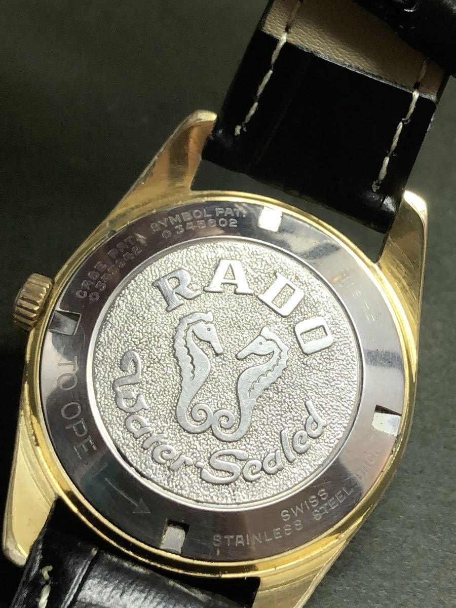 極希少◆RADO/ラドー【Golden Horse/ゴールデンホース】自動巻き◆57石最上級機種◆赤カレンダー◆機械測定平置き±20秒(測定数値好調)