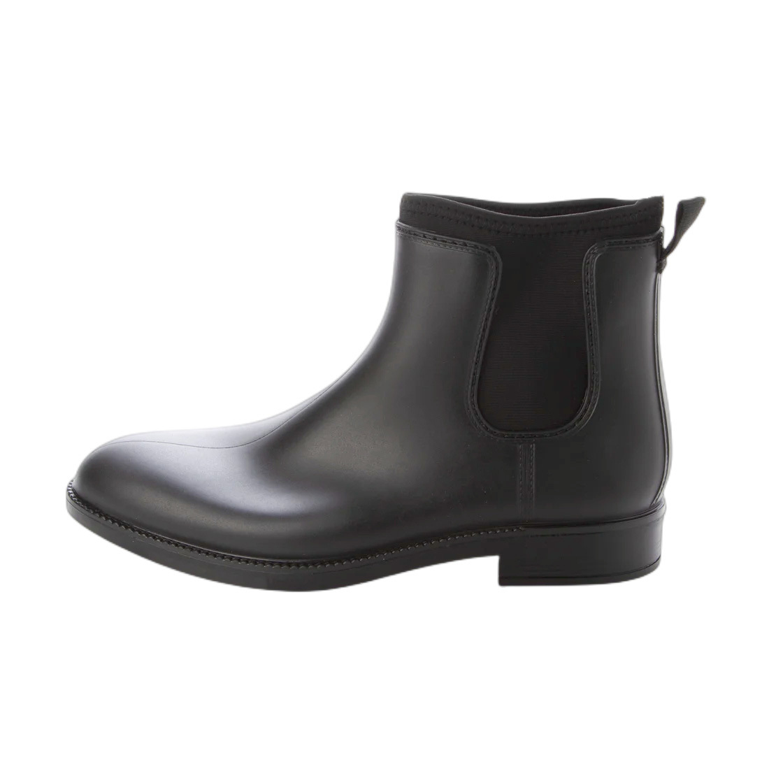 [ new goods unused ] side-gore rain boots black men's 4L black 22033