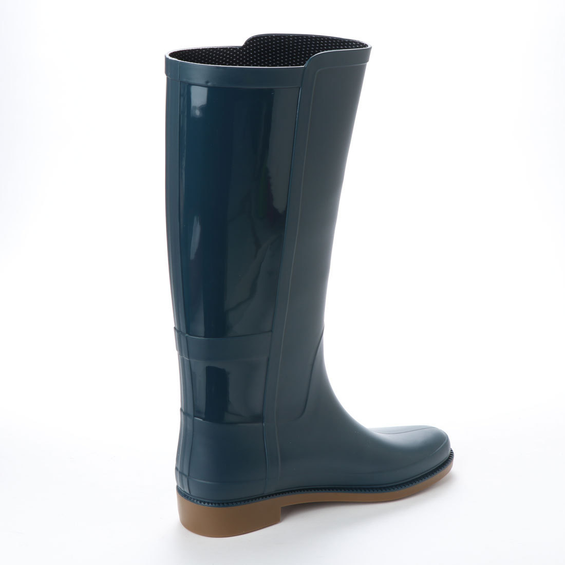 [ new goods unused ] rain boots long Navy LL 18012