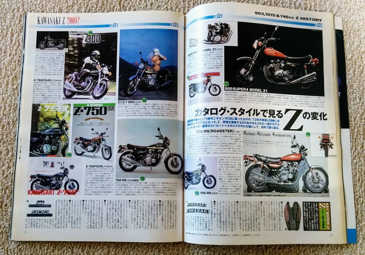 ロードライダー2008年5月　検 旧車カワサキZ1　 Z1000　KAWASAKI 空冷 _画像4