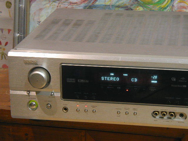 **DENON AV amplifier - AVC-1620 at that time 50000 jpy operation excellent. abrasion many **