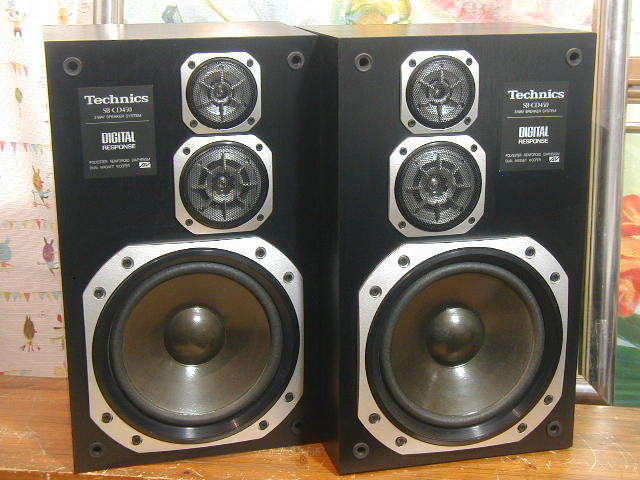 美品】 テクニクス製、SB-CD450、3ウェイスピーカーシステム・ペア
