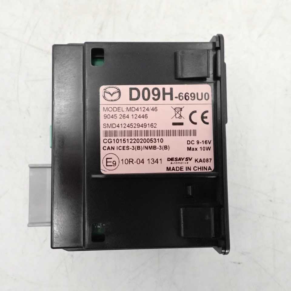 平成28年 デミオ DJ3FS 純正 SDカード・USBポート・AUX ユニット D09H-669U0 中古 即決_画像7