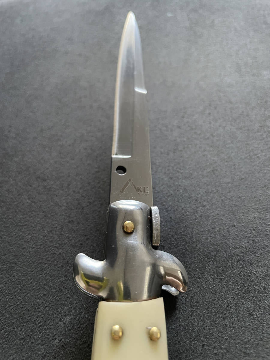 新品】AKC イタリアン スチレット ナイフ 折りたたみ 新品】AKC イタリアン スチレット ナイフ 折りたたみ