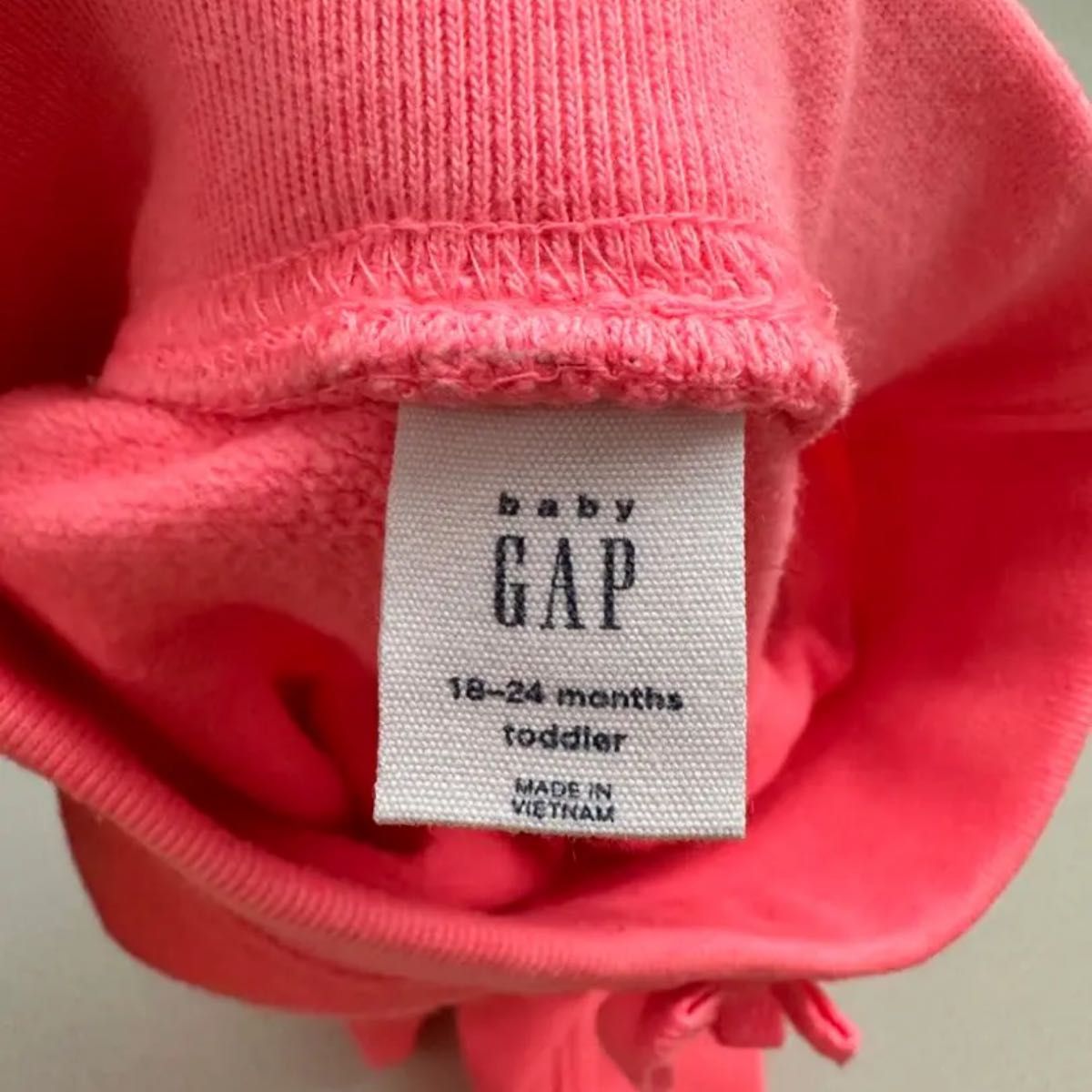 80 babyGAP ピンク パンツ ロングパンツ パジャマ ジャージ ギャップ 