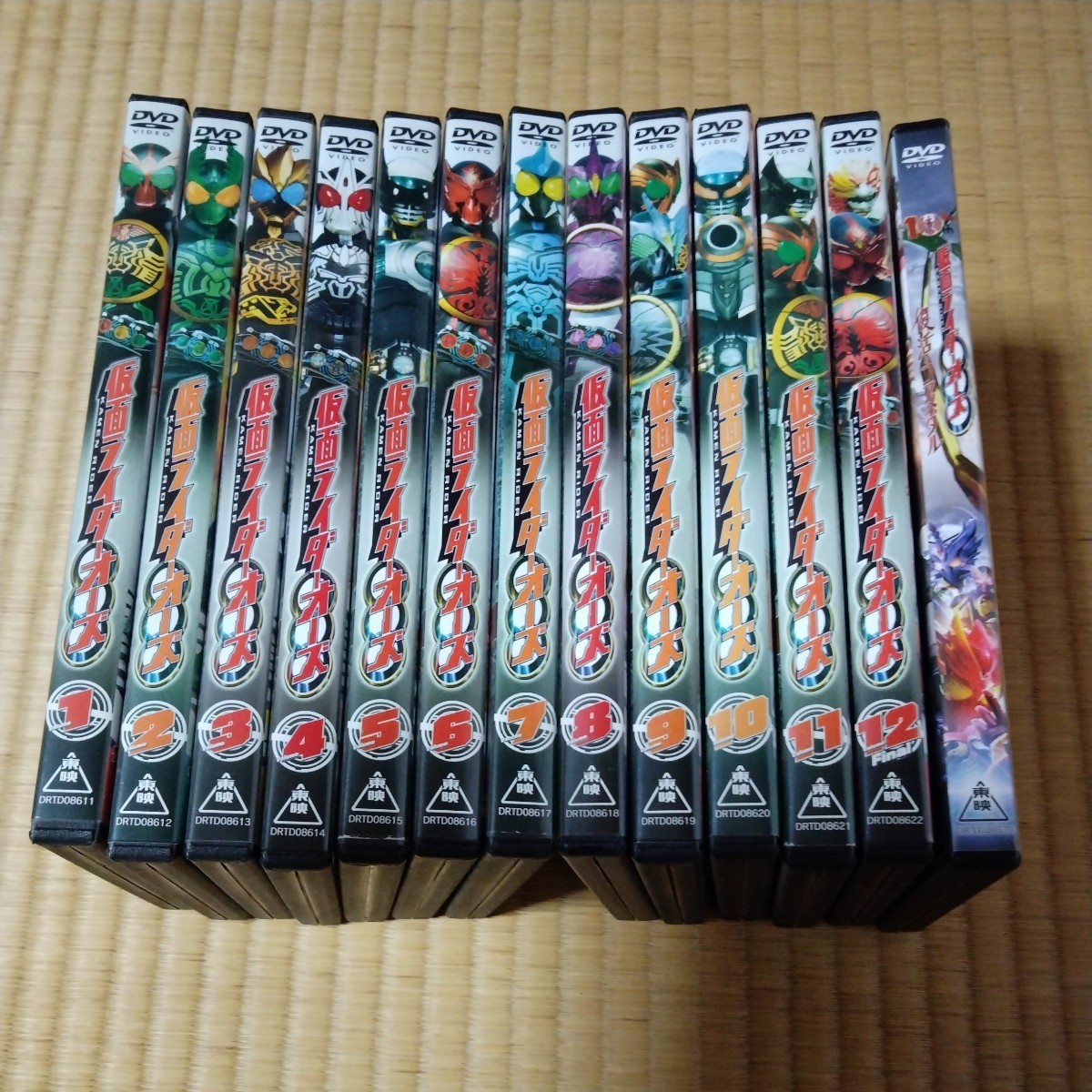 激安特価 DVD 【仮面ライダーオーズ 全12巻＋1巻(復活のコアメダル